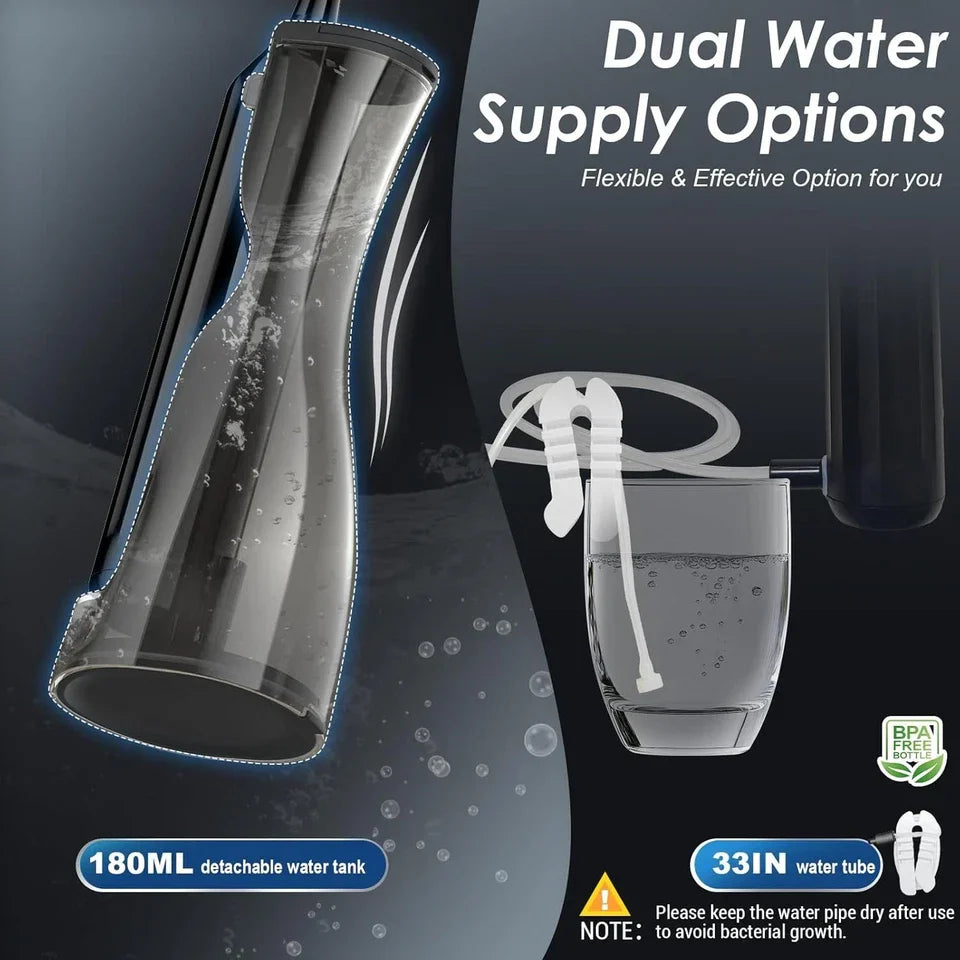 Electric Toothbrush with Water Flosser Combo, Cordless flossing Toothbrush